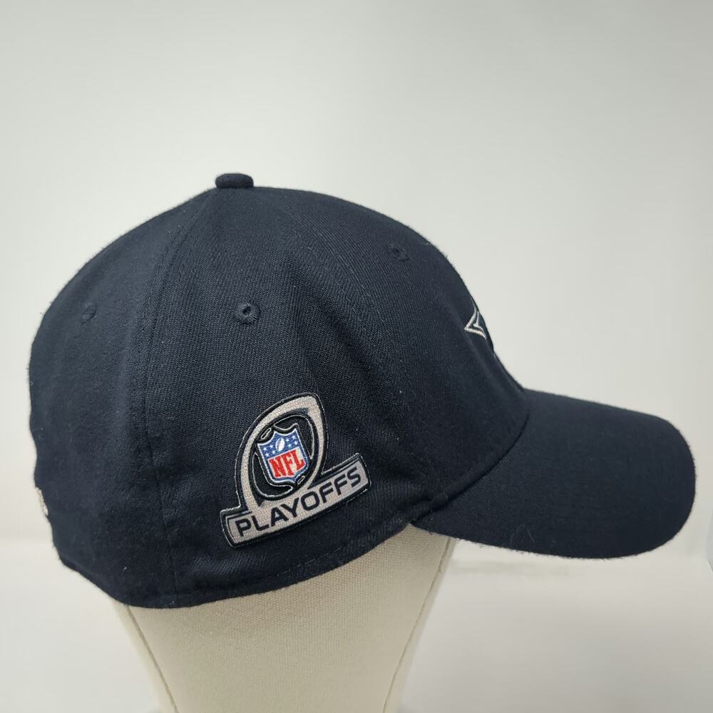 Dallas Cowboys NFL New Era Blue Cap XL Playoffs Patch 39THIRTY Stretch Fit Hat - Picture 5 of 9